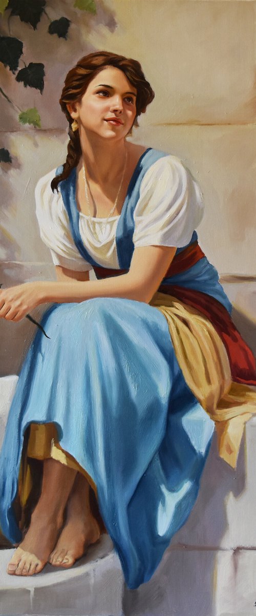 The Mediterranean girl IV by Serghei Ghetiu