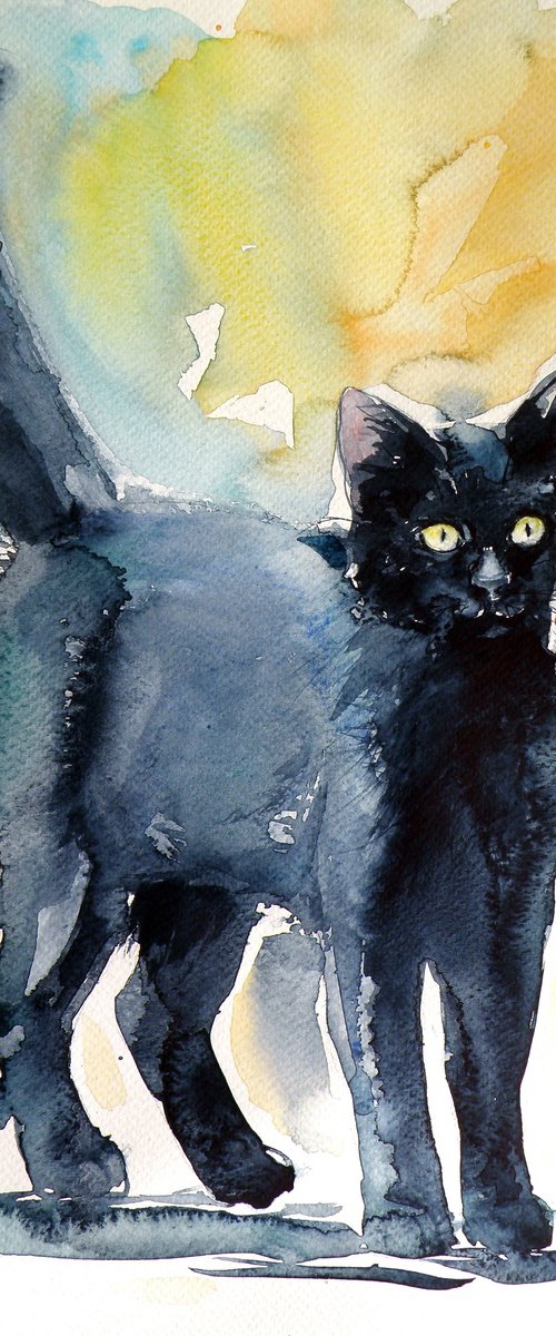 Black cat III by Kovács Anna Brigitta