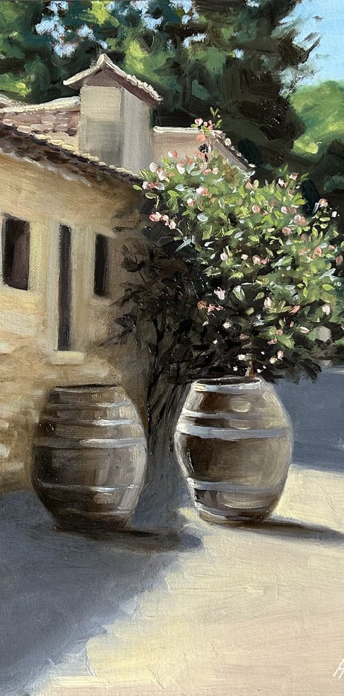 Sunny day at winery by Alina Karpova