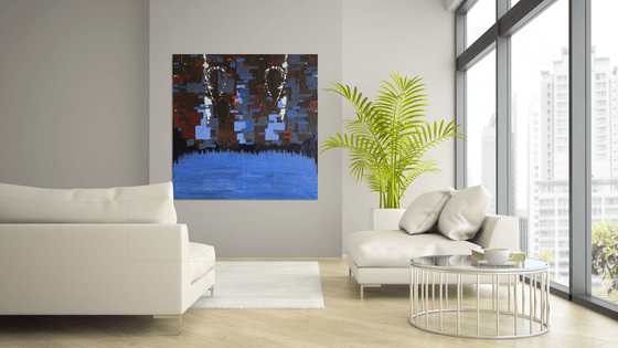 Two Figures Above Water