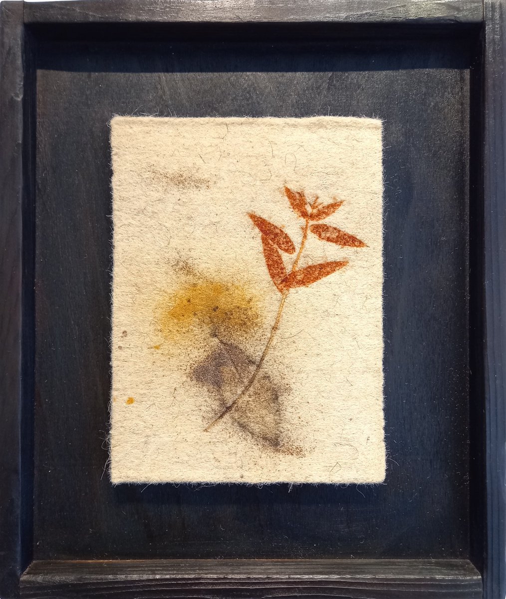 Impressionistic Botanical Print By Irina Goleva, 11 X 13, Elements Xv, Original Artwork