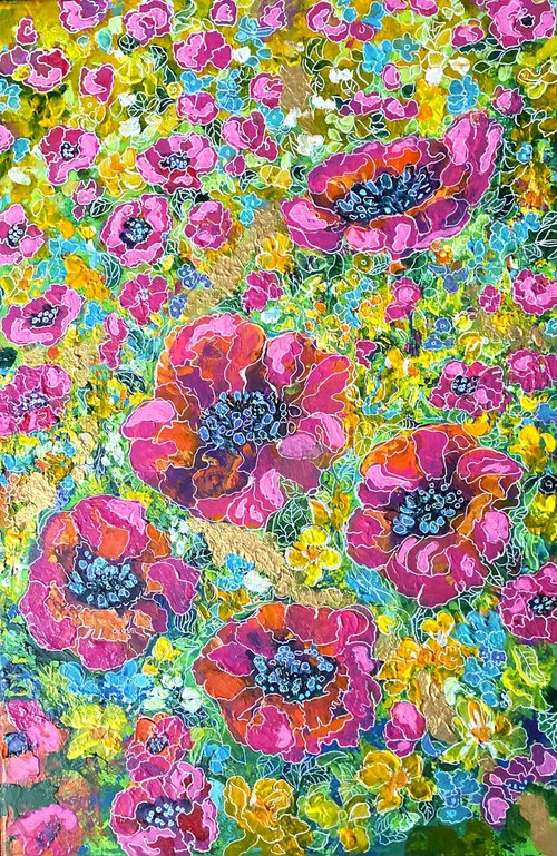 Floribunda    -Subterranean Floral by Colette Baumback