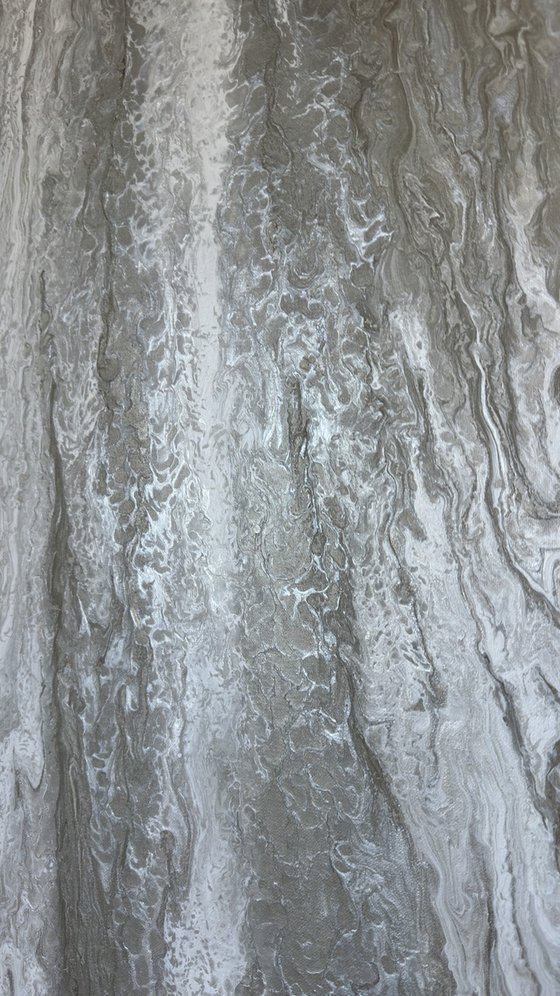 Voile — Neutral Abstract Diptych