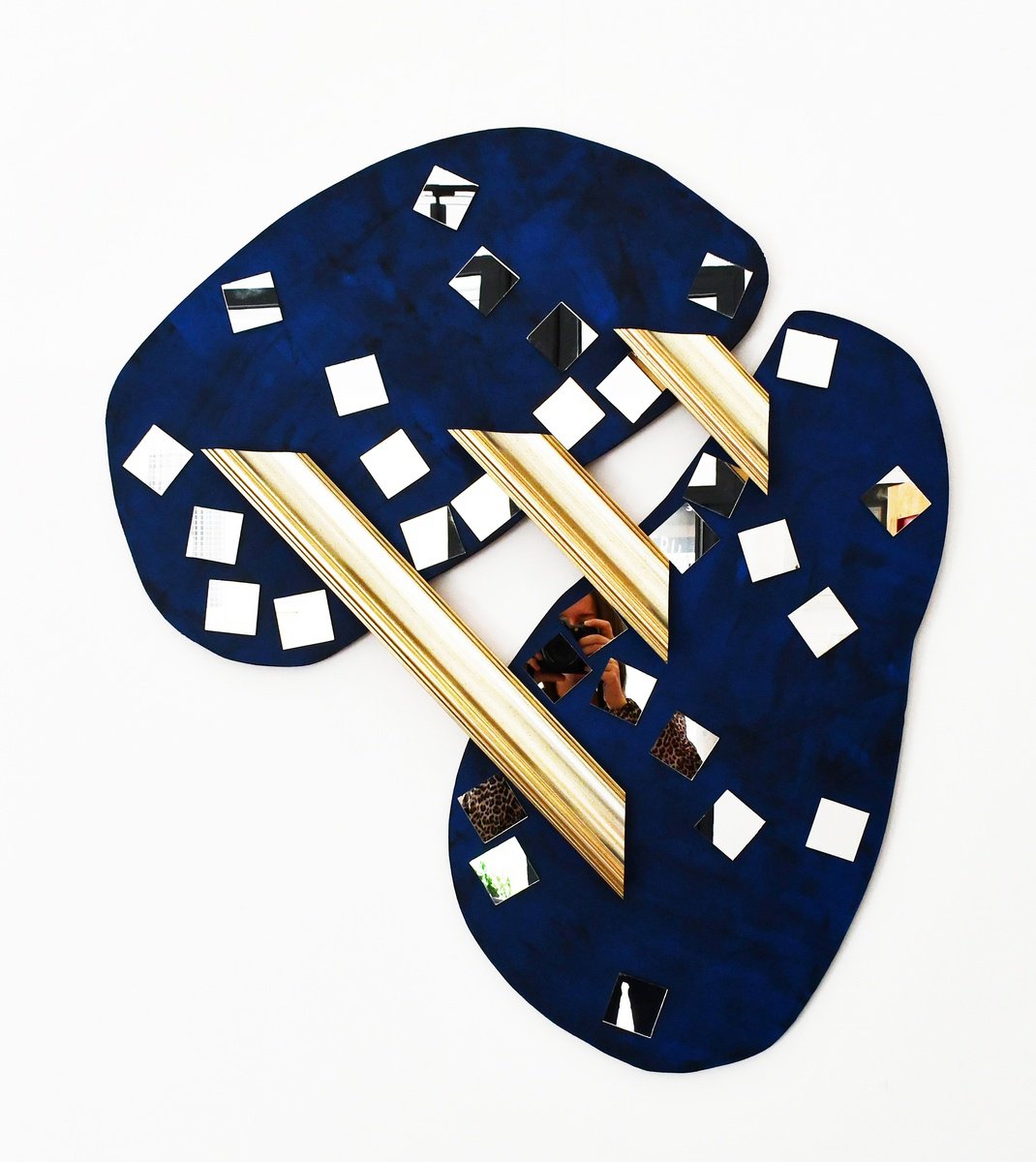 Abstract Sculpture By Zeljka Paic, 33 X 37", Bridges Ii, Original Artwork