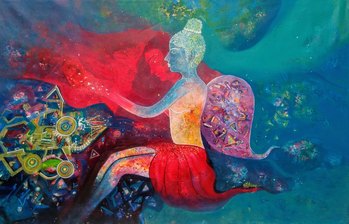 Find your love and peace Acrylic painting by SANJAY PUNEKAR | Artfinder
