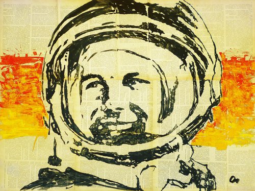Yuri Gagarin by Marat Cherny