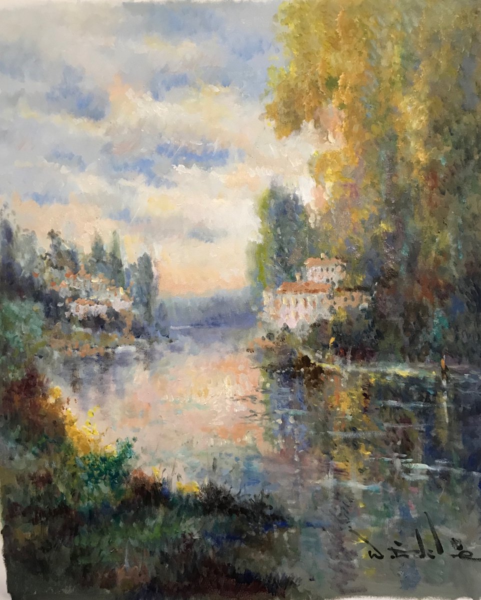 River Scene by W. Eddie