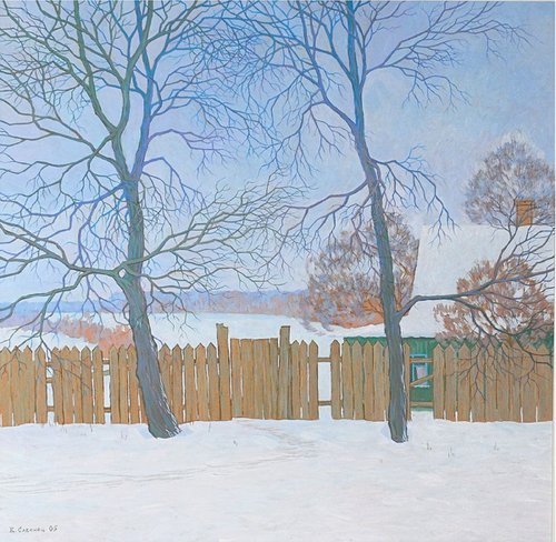 Winter landscape by Valeriy Savenets-1