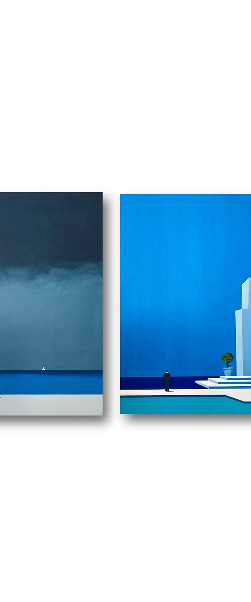 Before and After Diptych by Veronika Obushikhina