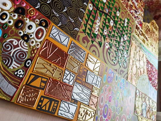 Tree of Life. Klimt abstract