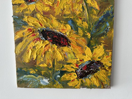 Sunflowers dark