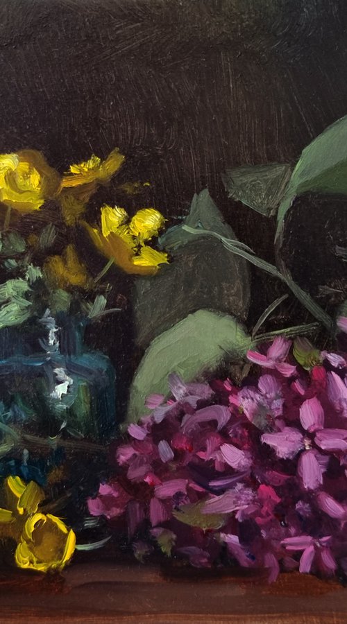 Lilacs and Buttercups by Pascal Giroud