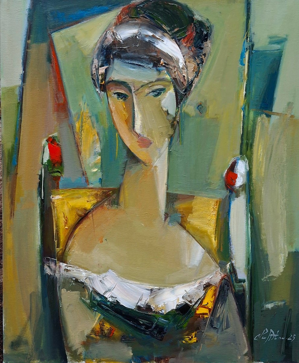 Portrait In Silence By Matevos Sargsyan, 20 X 24, Artwork For Sale On Artfinder