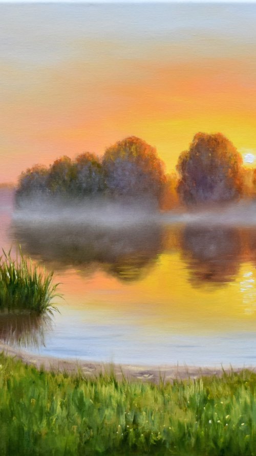 Peach Sunrise by Yulia Nikonova