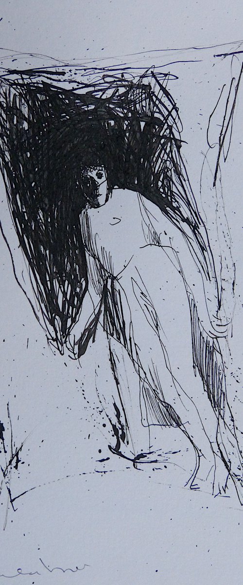 The Summer Night's Sketches 4, 21x15 cm, EXCLUSIVE to Artfinder by Frederic Belaubre