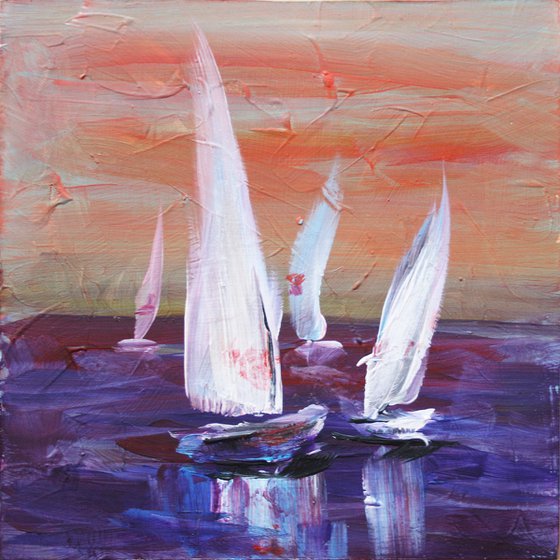 Regatta I / ORIGINAL PAINTING