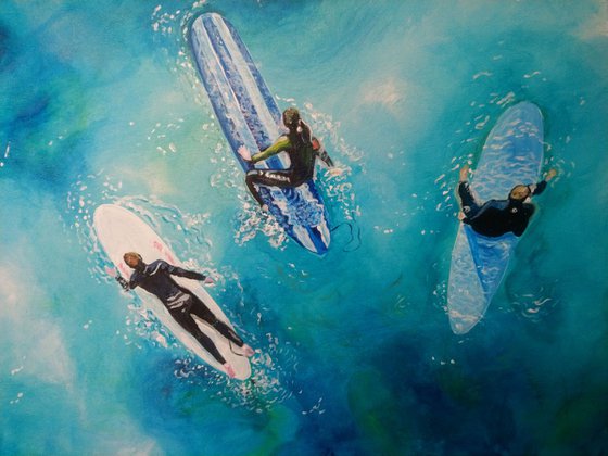 Surfers         60x80cm