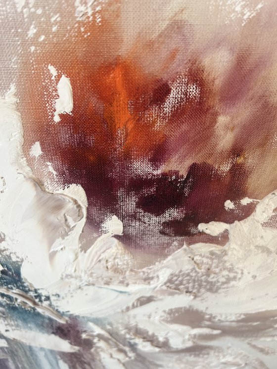 Two large white flowers on white