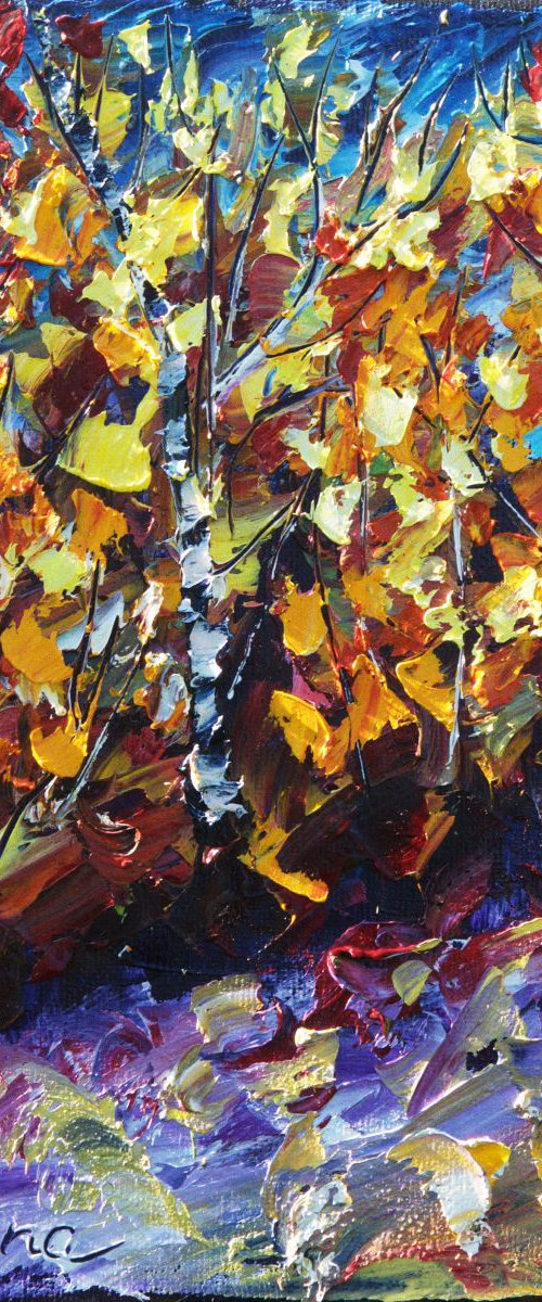 Autumn Solitude -2 by Lena Owens at OLena Art