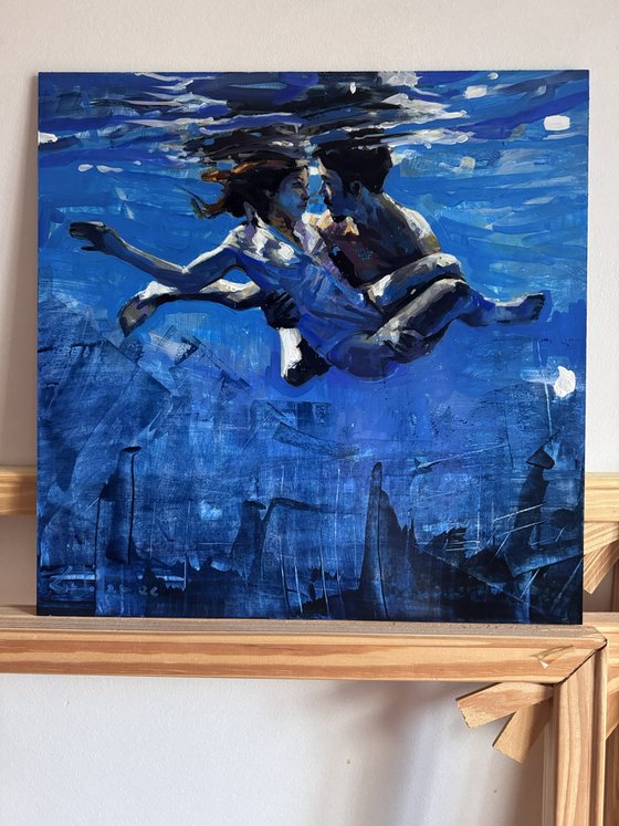 Kiss in Blue