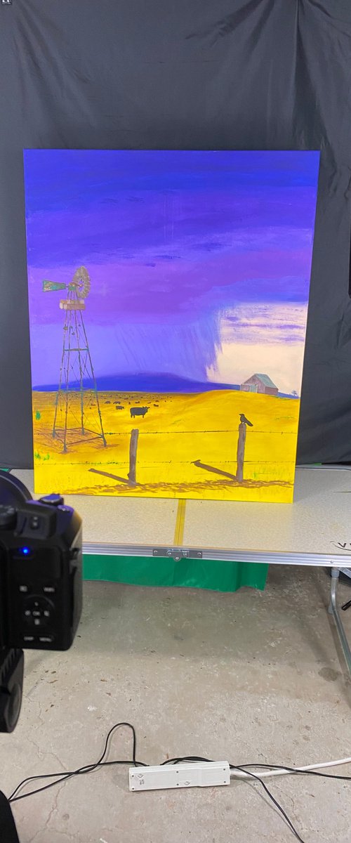 The Plains Original large by Alan Horne Art Originals