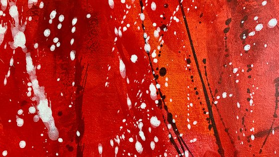 Reserved Red abstract 4124