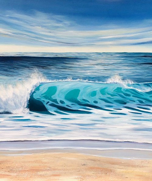 Turquoise Beach Wave II by Catherine Kennedy