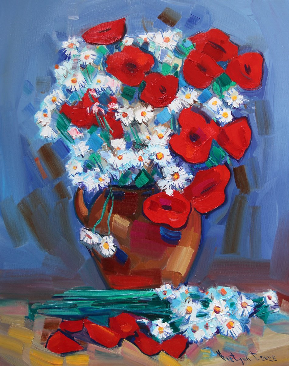 Field Flowers By Tigran Avetyan, 16 X 20, Artwork For Sale On Artfinder