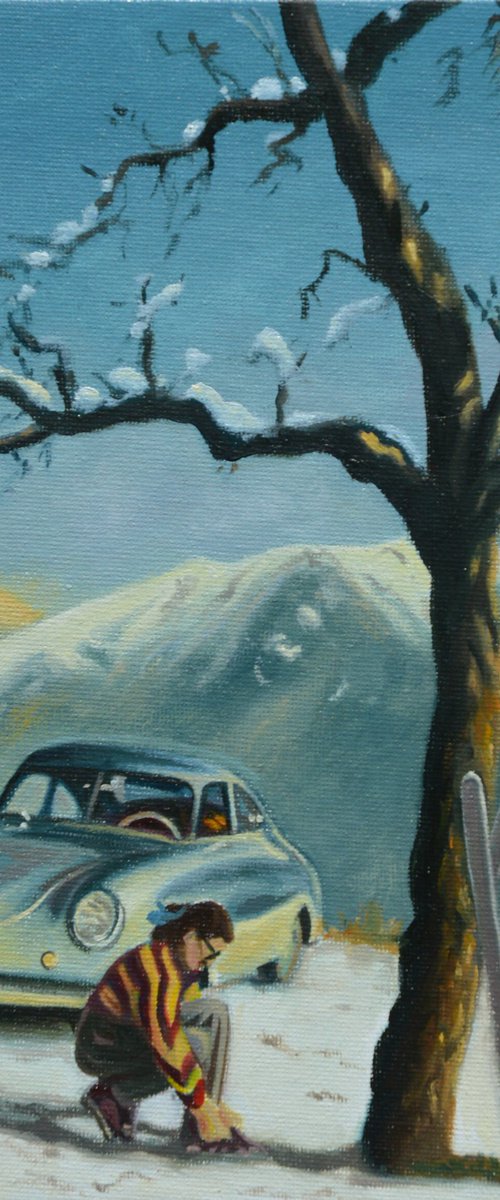 Alps - Porsche 356 by Roman Sedlak