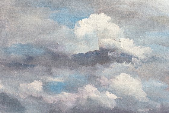 Landscape with clouds