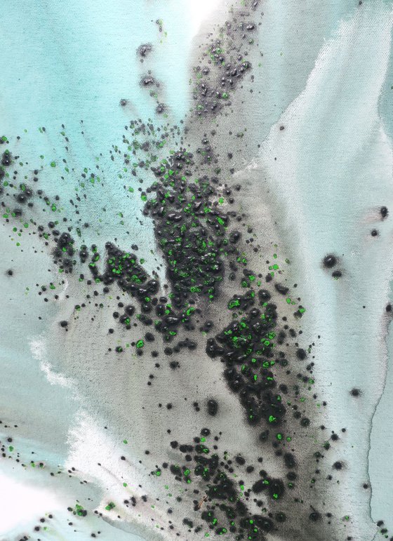 Nature 282— Abstract Organic Teal