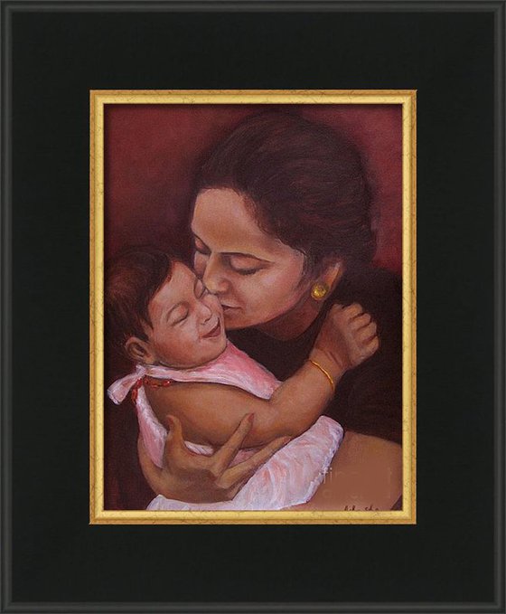 The Caress- Mother and Child