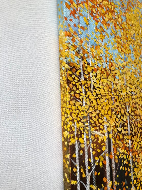 Yellow Aspen Tree