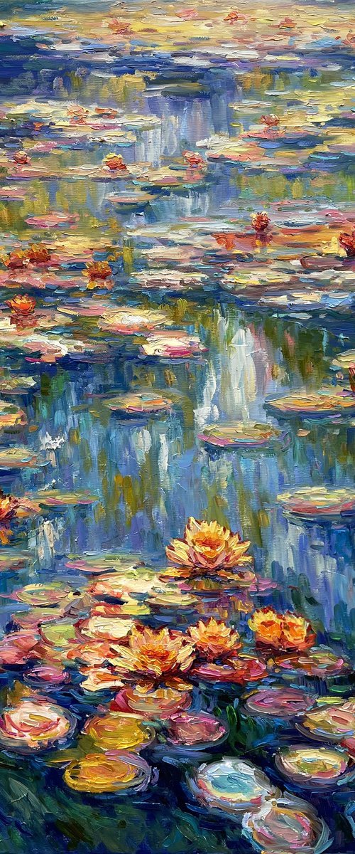 "Water lilies" by Evgeny Chernyakovsky