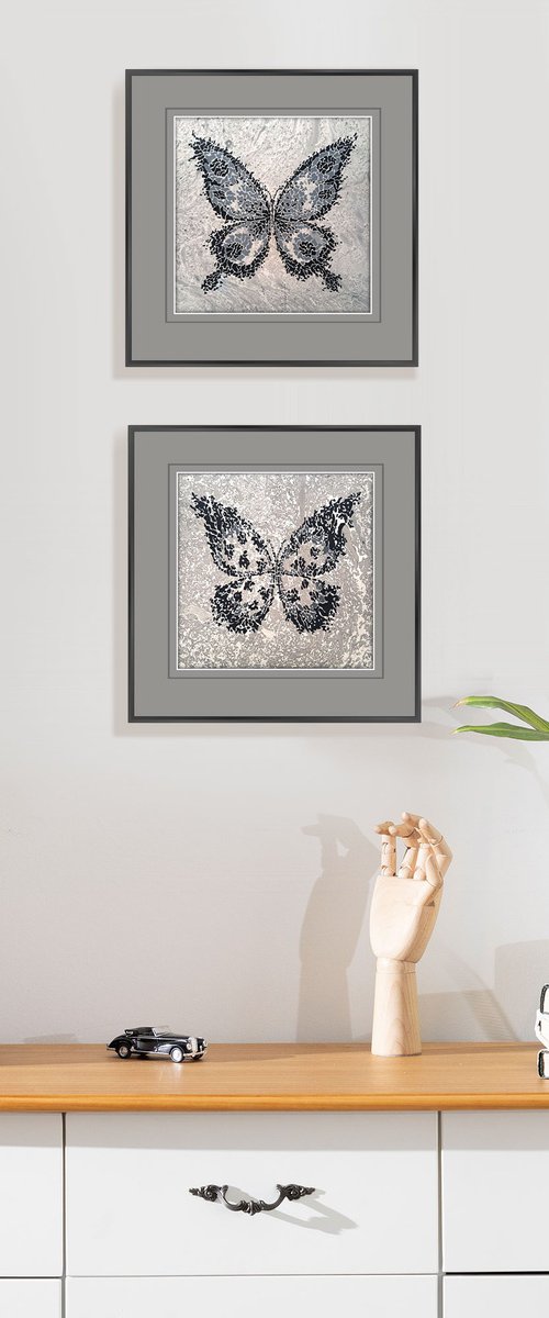 Set of 2 «Foggy Albion» by Mariia Raskin