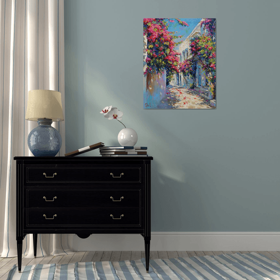 "Courtyard  in  Flowers"