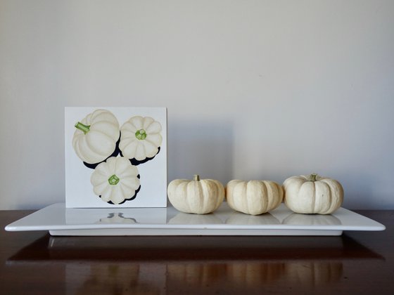 White Pumpkin Trio