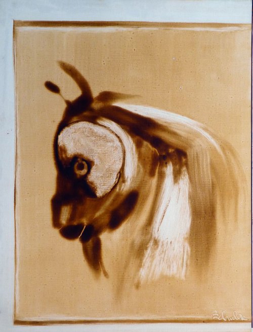 The Goat, 65x50 by Frederic Belaubre