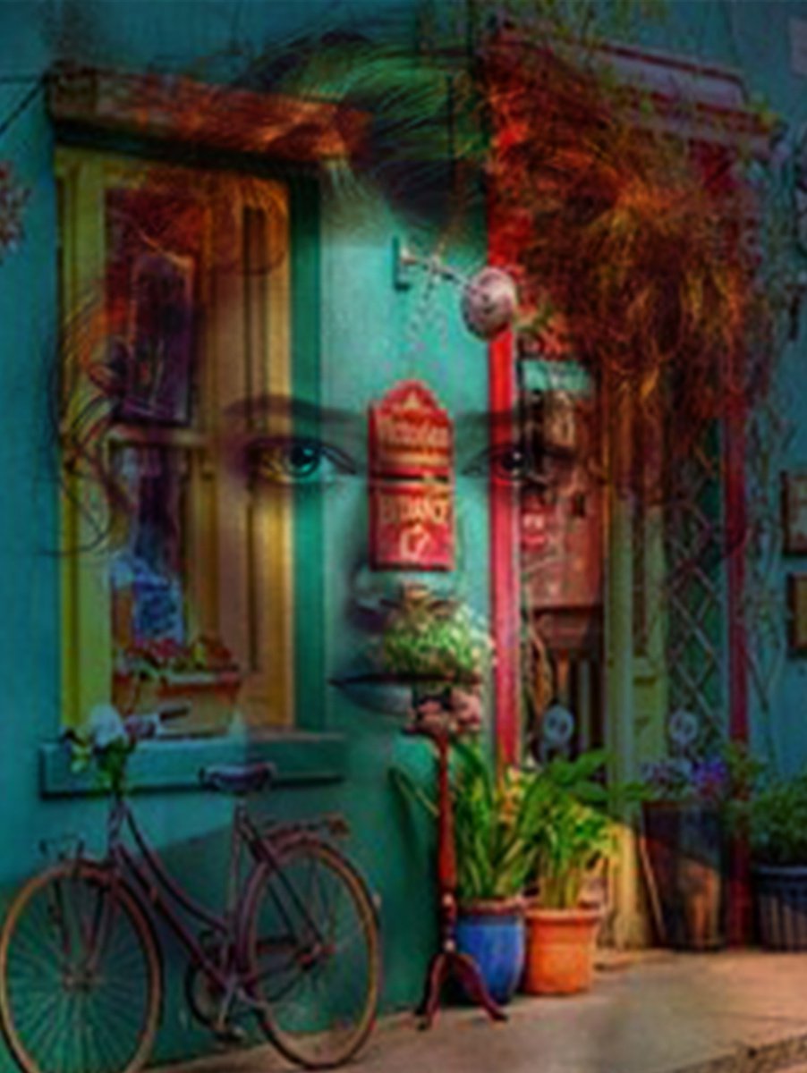 Illustrative Portrait Photograph By Srdjan Jevtic, 30 X 39", Remember Me, Original Artwork