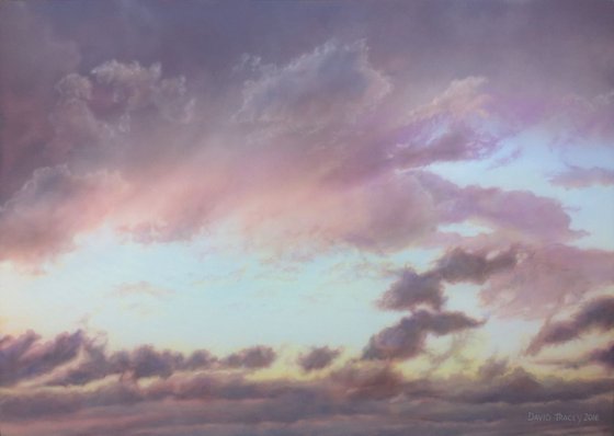 Dark Pink Dusk (172 x 122cm)