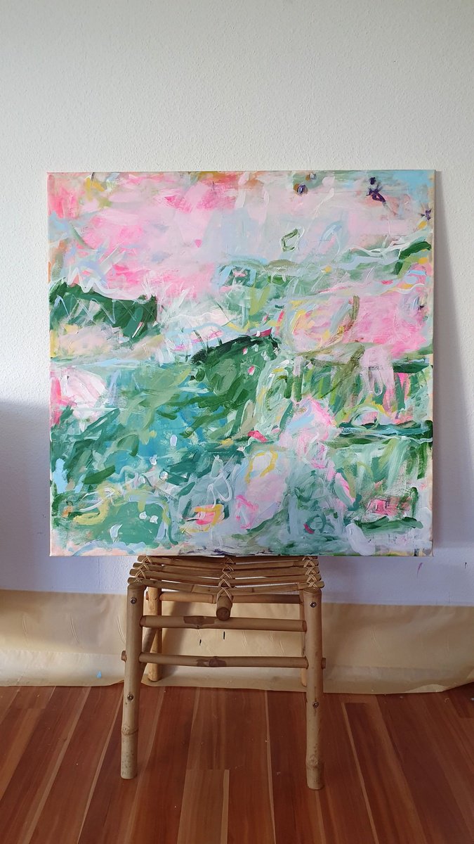 Stay On The Sunny Side Of Life By Jutta Widrinsky, 37 X 37, Artwork For Sale On Artfinder