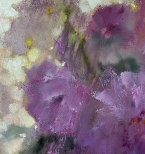 Abstract flowers, a touch of understatement