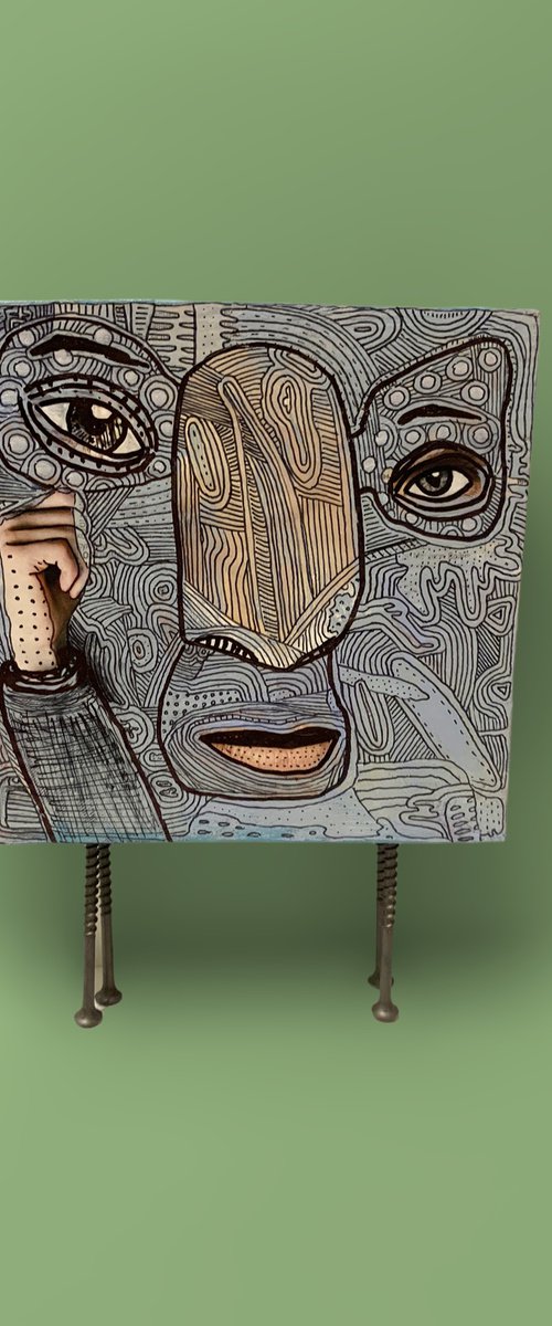Wood human #113 by Pavel Kuragin