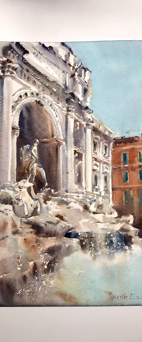Fontana di Trevi, Roma by Eugenia Gorbacheva