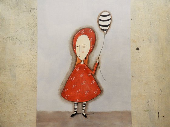 The girl and the balloon