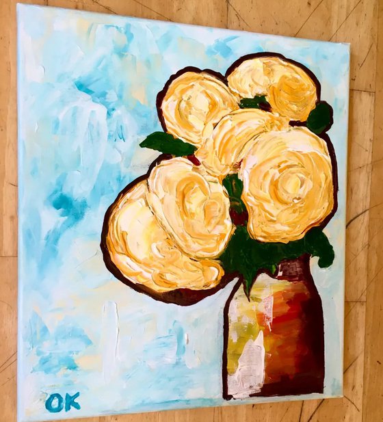 BOUQUET OF Yellow  Roses #10
