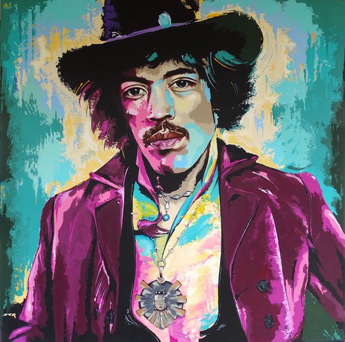 Jimi Hendrix by Livien Rózen