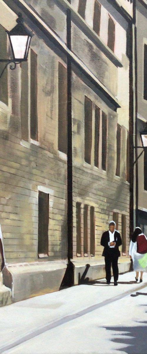 Summer In The Lanes Oxford by Joseph Lynch
