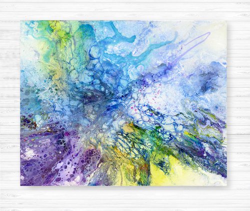 Natural Moments 15  - Organic Abstract Painting  by Kathy Morton Stanion by Kathy Morton Stanion