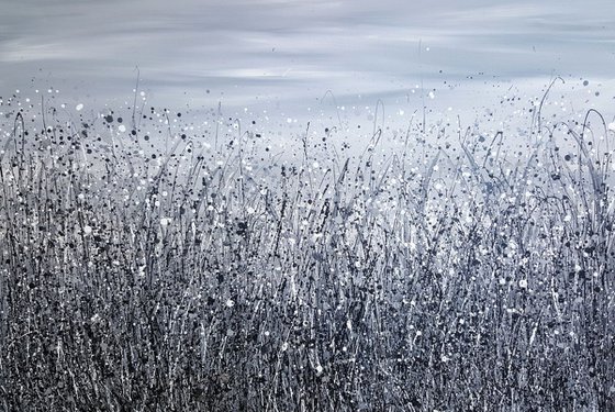 Monochrome Meadow Whispers